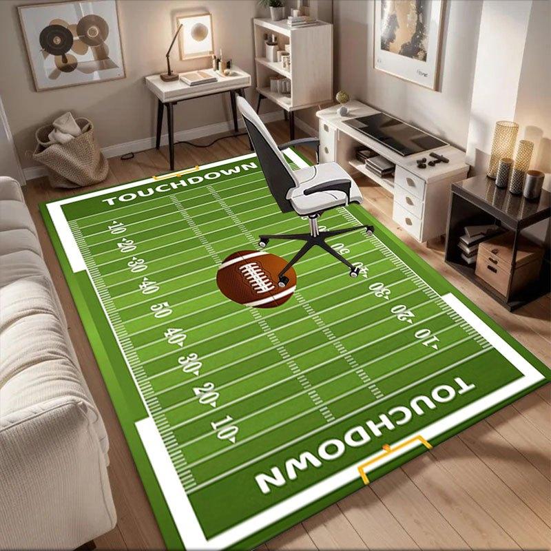 Football Field Rug - Sports Decor Carpet for Game Room Office Mat Perfect for Home Decor Office Desk Chair Rugs Chair Carpet for office Pol 60cm by 90cm
Football Field Rug - Sports Decor Carpet for Game Room Office Mat Perfect for Home Decor Office Desk Chair Rugs Chair Carpet for office Pol 60cm by 90cm