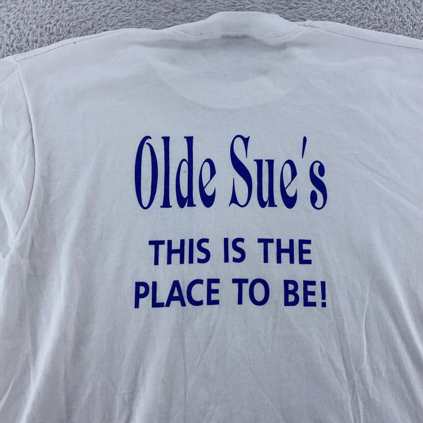 Vtg Olde Susannah s Shirt Mens M/L Restaurant Lounge Lancaster New Hampshire 90s 2XL
Vtg Olde Susannah s Shirt Mens M/L Restaurant Lounge Lancaster New Hampshire 90s 2XL