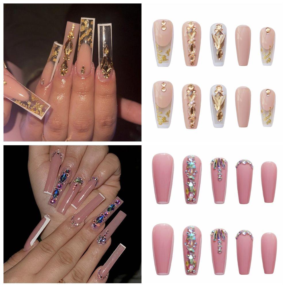24pcs/Box Artificial Full Cover Manicure Tool Fake Nails Wearable Nail Tips Coffin False Nails
24pcs/Box Artificial Full Cover Manicure Tool Fake Nails Wearable Nail Tips Coffin False Nails