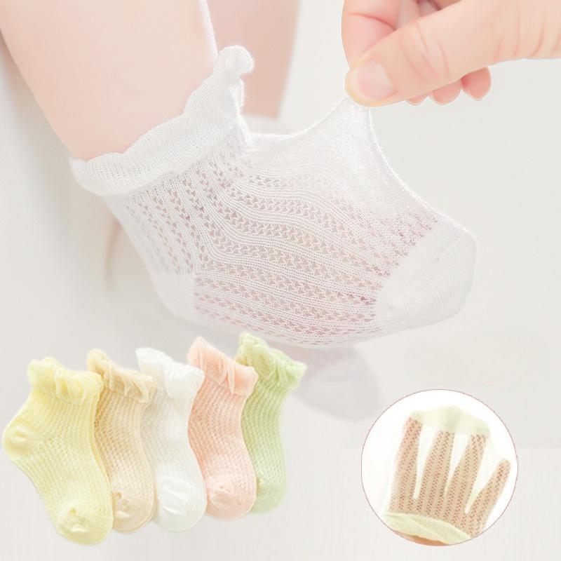 3 Pairs Cotton Girls Socks for Spring Summer Ruffles Mesh Baby Socks Children Baby Little Girl Clothing Cute Accessories S (3-12months)
3 Pairs Cotton Girls Socks for Spring Summer Ruffles Mesh Baby Socks Children Baby Little Girl Clothing Cute Accessories S (3-12months)