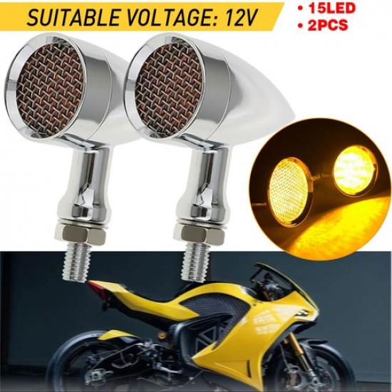 2 шт. Мотоциклетные указатели поворота для Honda Shadow VT 750 1100 VTX 1300 1800
2 шт. Мотоциклетные указатели поворота для Honda Shadow VT 750 1100 VTX 1300 1800