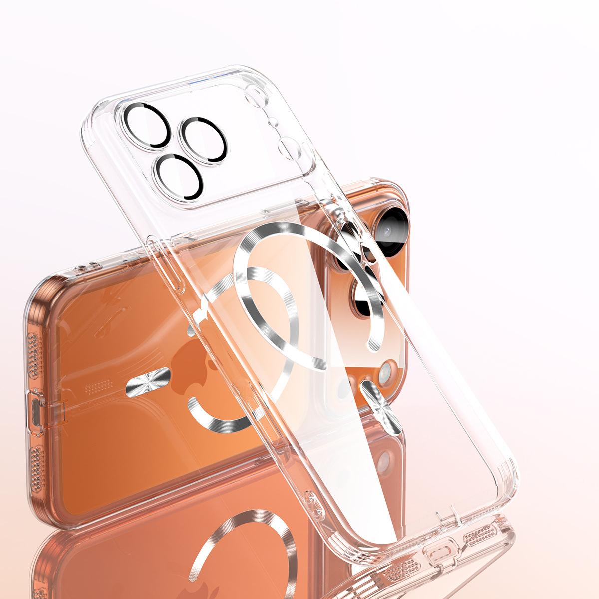 Ultra-Thin Plating Clear Lens Protector Phone Case For iPhone 17 Pro Max 17Pro 17 Air For Magsafe Charging Port Dust Soft Cover For iPhone 17
Ultra-Thin Plating Clear Lens Protector Phone Case For iPhone 17 Pro Max 17Pro 17 Air For Magsafe Charging Port Dust Soft Cover For iPhone 17