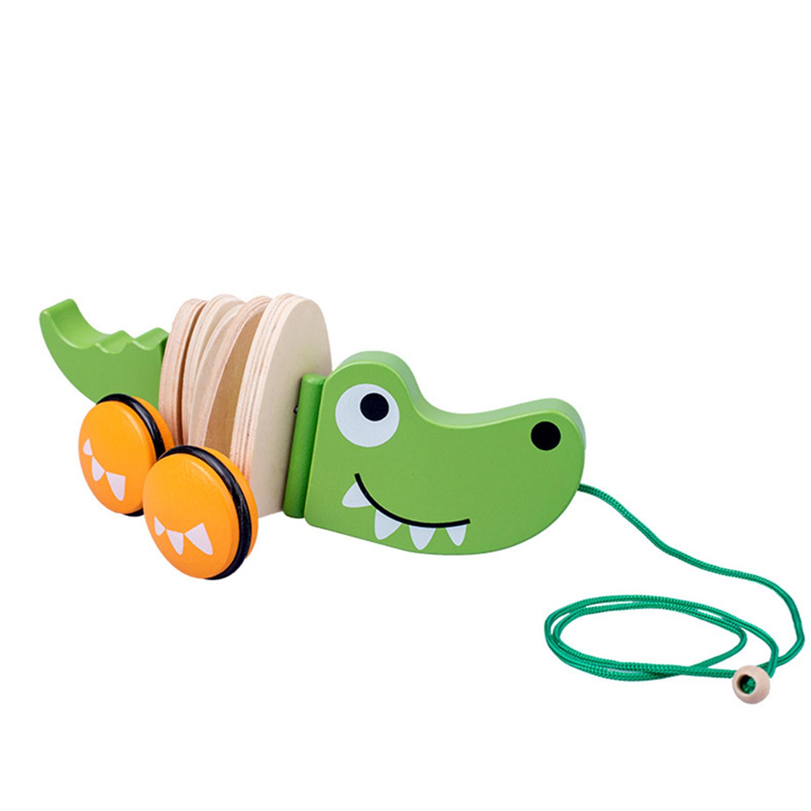 Cartoon Tractors Animals Toy Wooden Pull Toy Kids Intelligence Educational Toys Swinging Little Crocodile Selected Wood
Cartoon Tractors Animals Toy Wooden Pull Toy Kids Intelligence Educational Toys Swinging Little Crocodile Selected Wood