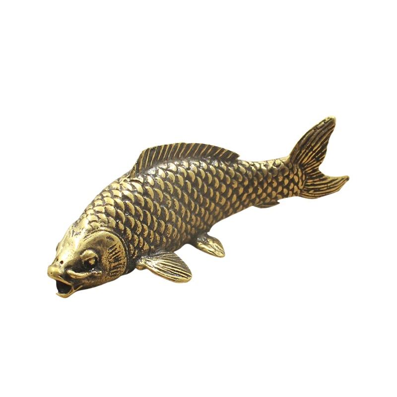 1PC Brass Fish Statue Miniature Model Carp Tea Pet Antique Feng Shui Desktop Ornament Home Decoration мідний
1PC Brass Fish Statue Miniature Model Carp Tea Pet Antique Feng Shui Desktop Ornament Home Decoration мідний