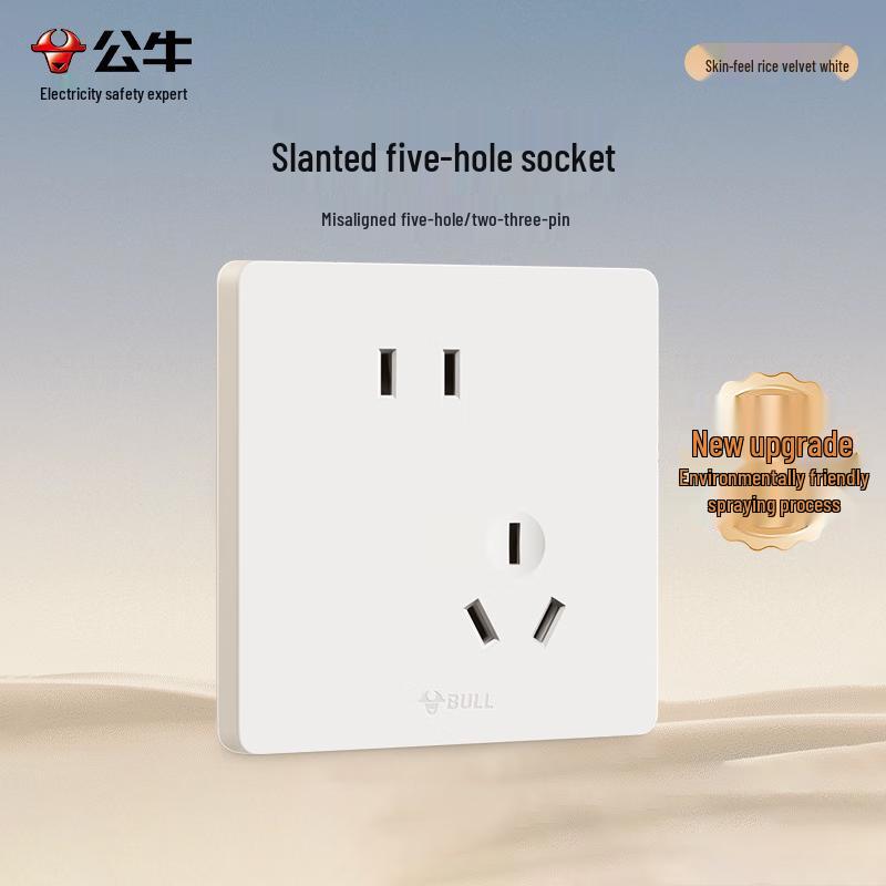 Gongniu 10A Universal Wall Socket
Gongniu 10A Universal Wall Socket