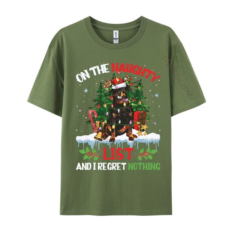 T Shirt For Men Rottweiler Christmas On The Naughty List Tshirt Cotton Tops Tshirts Oneck Men Clothing Plus Size 4XL
T Shirt For Men Rottweiler Christmas On The Naughty List Tshirt Cotton Tops Tshirts Oneck Men Clothing Plus Size 4XL