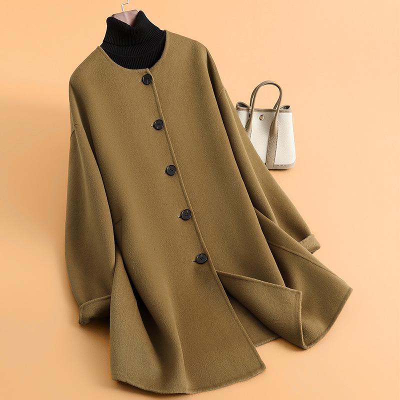 2025 New Women s Double-Faced Wool Mid-Length Coat, High-End Woollen, Loose Fit, Plus Size, Spring Collection S (for ~100-120 lbs)
2025 New Women s Double-Faced Wool Mid-Length Coat, High-End Woollen, Loose Fit, Plus Size, Spring Collection S (for ~100-120 lbs)