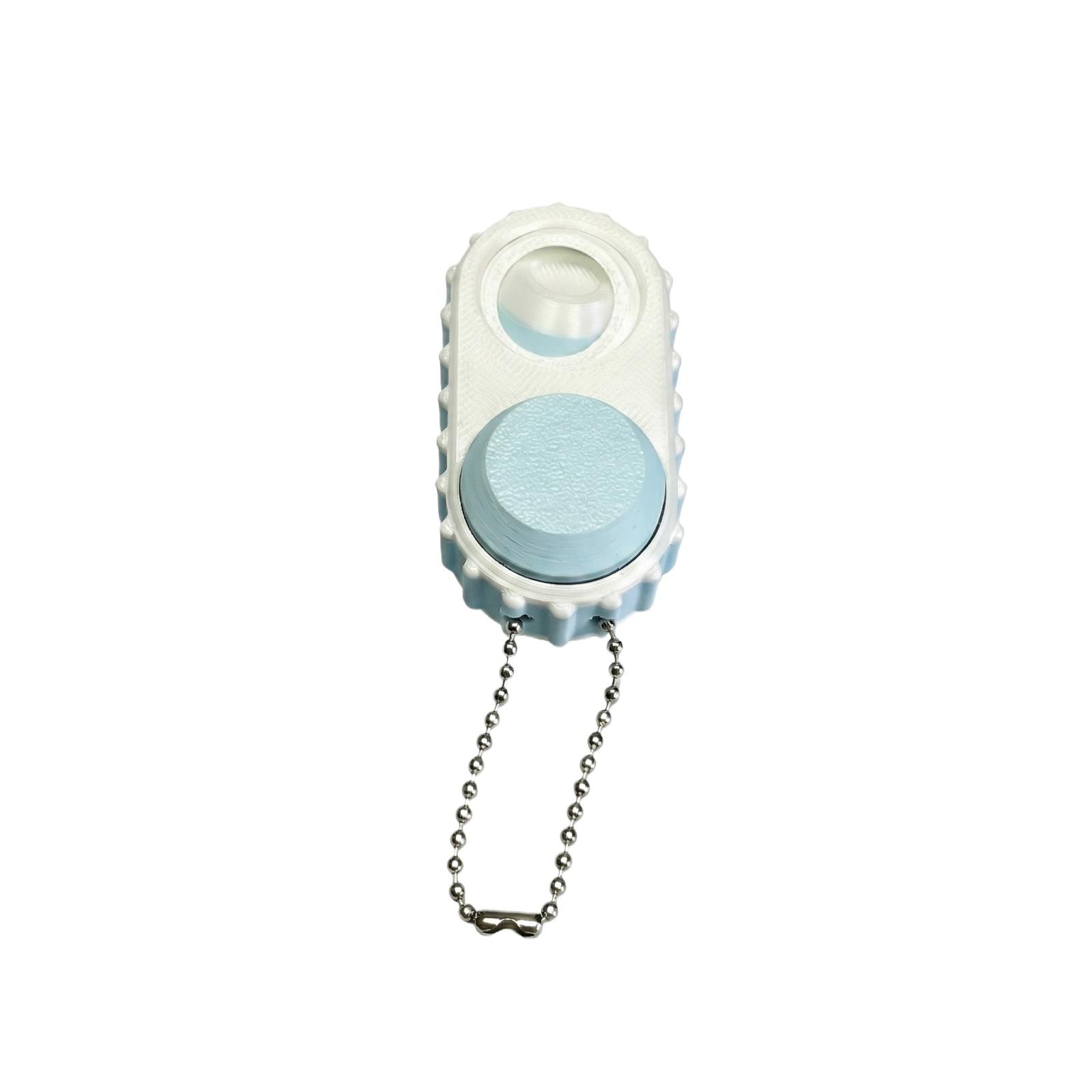 Rotating Button Clicker Fidget Toy Stress Relief Handheld Spinner Keychain Portable Anxiety Reducer Sensory Focus Tool for Adults Kids One Size
Rotating Button Clicker Fidget Toy Stress Relief Handheld Spinner Keychain Portable Anxiety Reducer Sensory Focus Tool for Adults Kids One Size