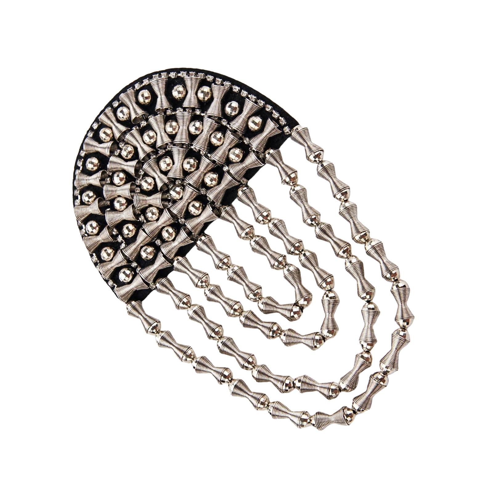 Elegant Beads Shoulder Epaulettes Tassels Trendy Epaulet Versatiles Epaulettes for Concerts and Themed Photography серебряный
Elegant Beads Shoulder Epaulettes Tassels Trendy Epaulet Versatiles Epaulettes for Concerts and Themed Photography серебряный