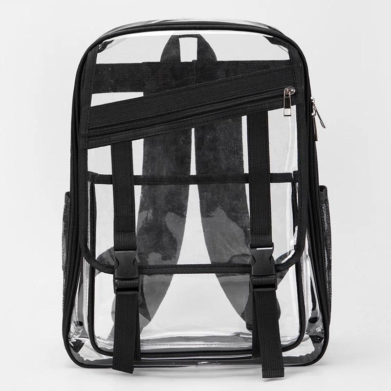 New Sewing Thread Zipper Solid Color PVC Transparent Backpacks 2026 Hot Sale Simple Large Capacity Portable Casual School Bags чёрный
New Sewing Thread Zipper Solid Color PVC Transparent Backpacks 2026 Hot Sale Simple Large Capacity Portable Casual School Bags чёрный