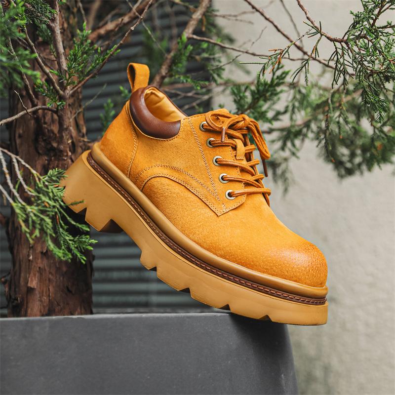 American retro tooling shoes men s shoes winter low-top Martin shoes trend casual thick sole heightening big head 66685-J 44 жовтий
American retro tooling shoes men s shoes winter low-top Martin shoes trend casual thick sole heightening big head 66685-J 44 жовтий