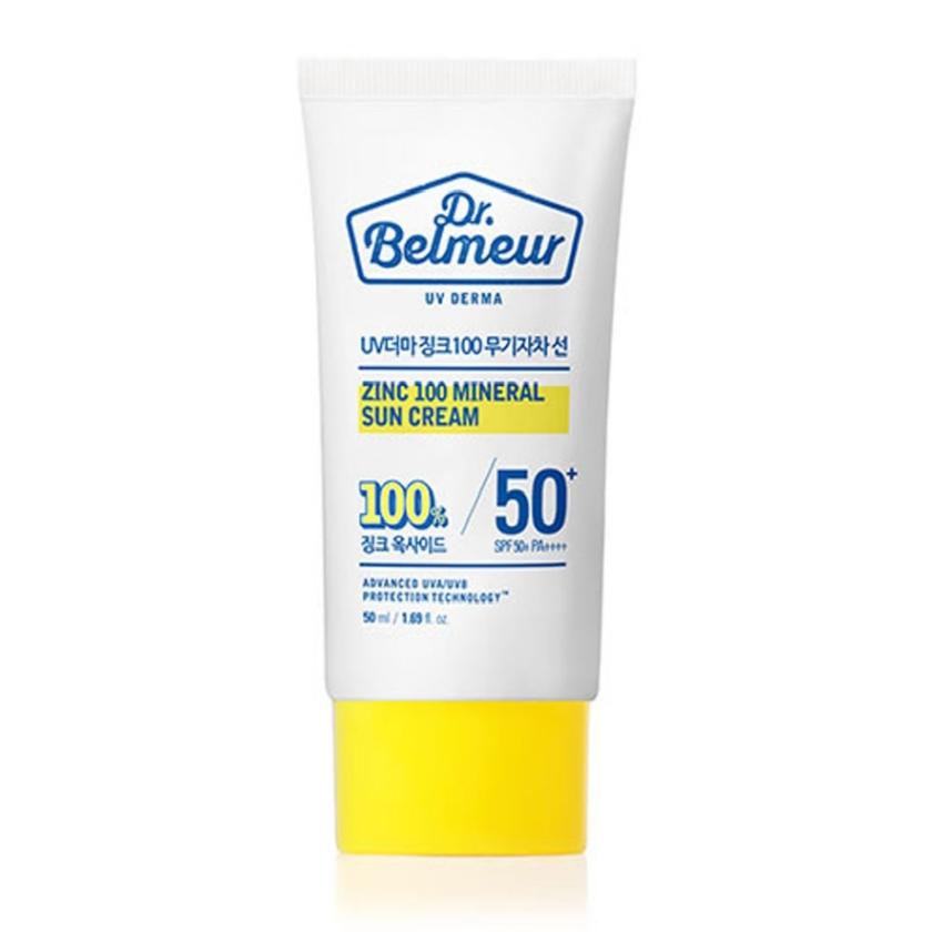 The Face Shop Dr.Belmeur UV Derma Zinc 100 Минеральный солнцезащитный крем 50 мл SPF50+ PA++
The Face Shop Dr.Belmeur UV Derma Zinc 100 Минеральный солнцезащитный крем 50 мл SPF50+ PA++