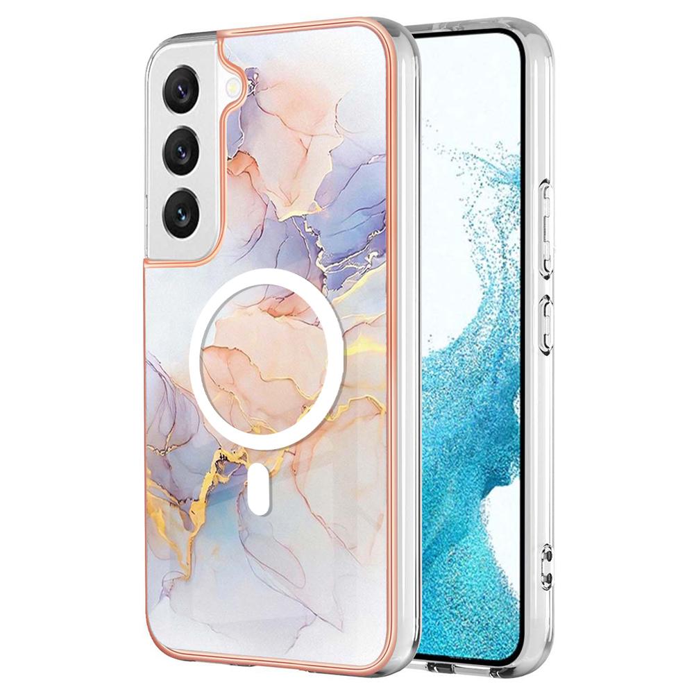 YB IMD Series-19 for Samsung Galaxy S22 5G Magnetic IMD Pattern Phone Case Electroplated 2.0mm TPU Cover Marble White
YB IMD Series-19 for Samsung Galaxy S22 5G Magnetic IMD Pattern Phone Case Electroplated 2.0mm TPU Cover Marble White