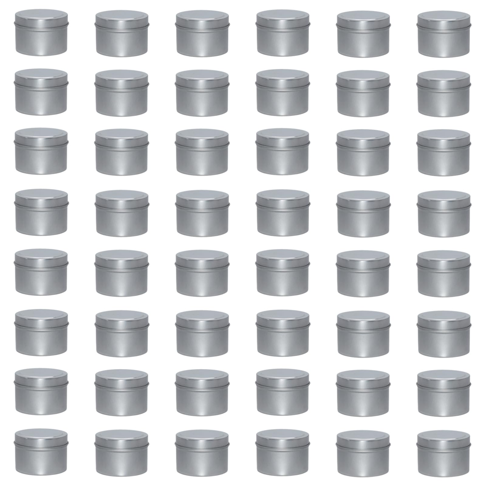 (ADOSSY) Candle Tins 48-Piece Set 4oz Tin Can Case Storage Simple DIY Handmade Candle Container (Silver 48-Piece Set)
(ADOSSY) Candle Tins 48-Piece Set 4oz Tin Can Case Storage Simple DIY Handmade Candle Container (Silver 48-Piece Set)
