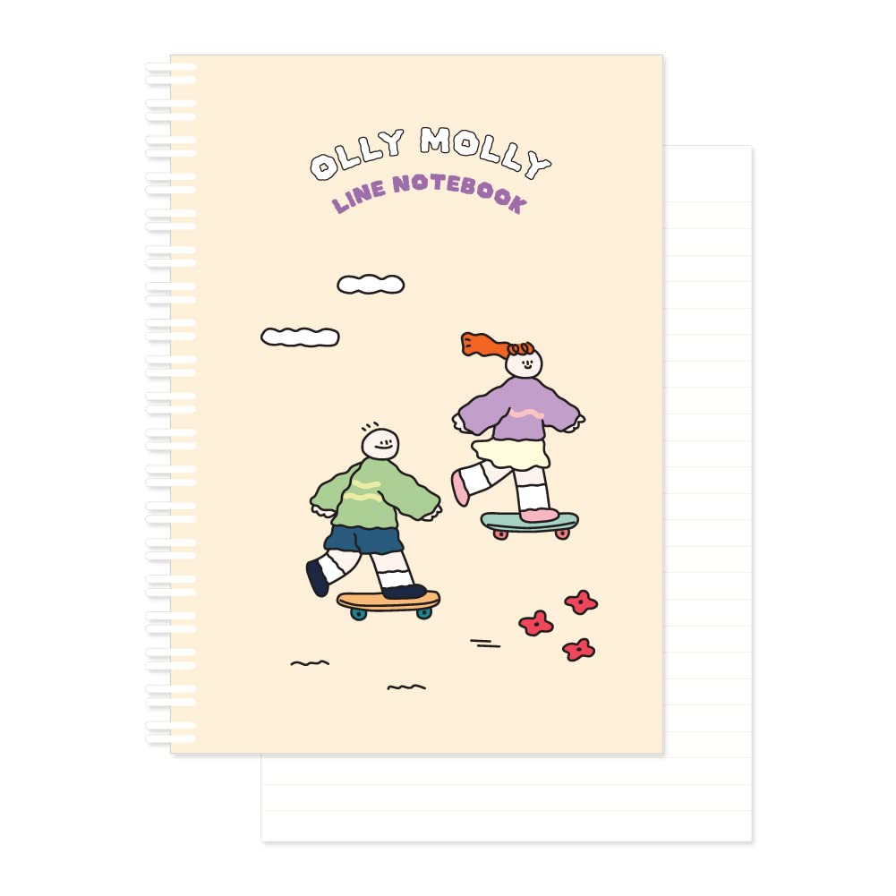 Моноблокнот Olly Molly A5 Line Spiral Notebook Skateboard Olly Molly Line Spiral Notebook Hard Cover 128 pages - Skateboard,
Моноблокнот Olly Molly A5 Line Spiral Notebook Skateboard Olly Molly Line Spiral Notebook Hard Cover 128 pages - Skateboard,
