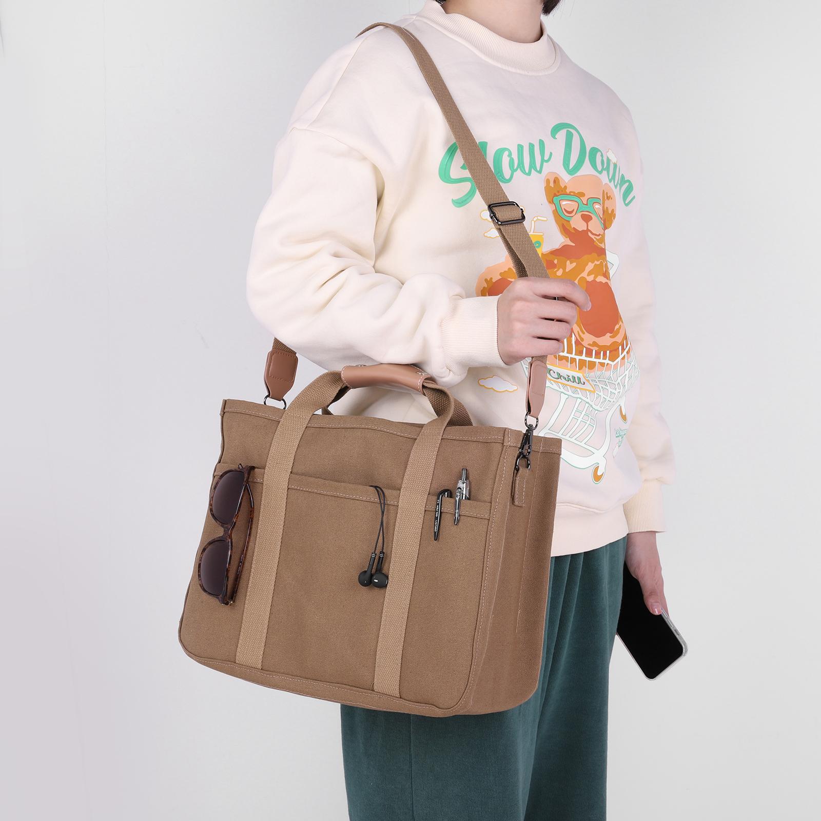 Женская сумка большой вместимости Стильная холщовая сумка Универсальная сумка через плечо Мягкая простая сумка для мамы для покупок, работы, повседневного использования, сумка-тоут S коричневый
Женская сумка большой вместимости Стильная холщовая сумка Универсальная сумка через плечо Мягкая простая сумка для мамы для покупок, работы, повседневного использования, сумка-тоут S коричневый