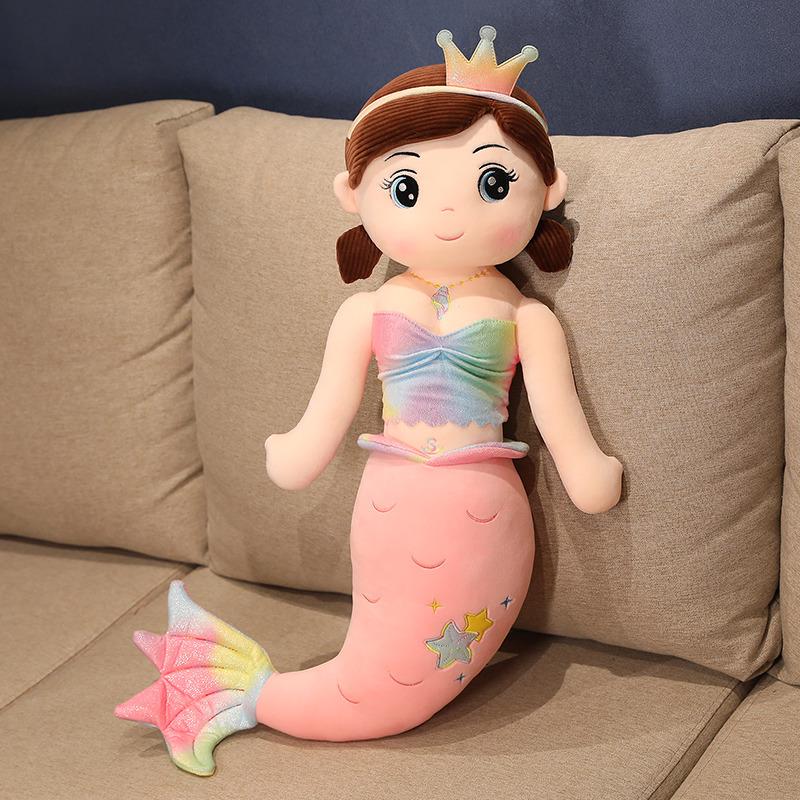 Cute Mermaid Princess Plush Doll - Soothing Sleep Toy for Girls 60cm (0.25kg)
Cute Mermaid Princess Plush Doll - Soothing Sleep Toy for Girls 60cm (0.25kg)