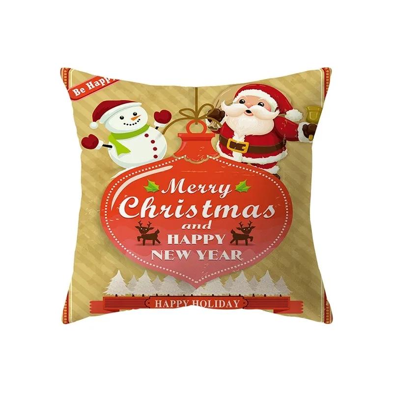 Merry Christmas Santa Claus Printed Pattern Cushion Cover Home Decoration Living Room Sofa Square Pillow 30x30cm чорний
Merry Christmas Santa Claus Printed Pattern Cushion Cover Home Decoration Living Room Sofa Square Pillow 30x30cm чорний