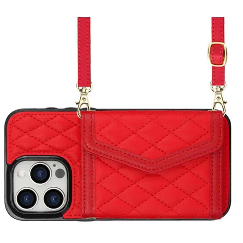 Кожаный чехол-кошелек с RFID-защитой для iPhone 15 Pro Max 14 Plus 13 12 11 XS XR 7 8 SE 2025, на шнурке For iPhone 15 ProMax красный
Кожаный чехол-кошелек с RFID-защитой для iPhone 15 Pro Max 14 Plus 13 12 11 XS XR 7 8 SE 2025, на шнурке For iPhone 15 ProMax красный