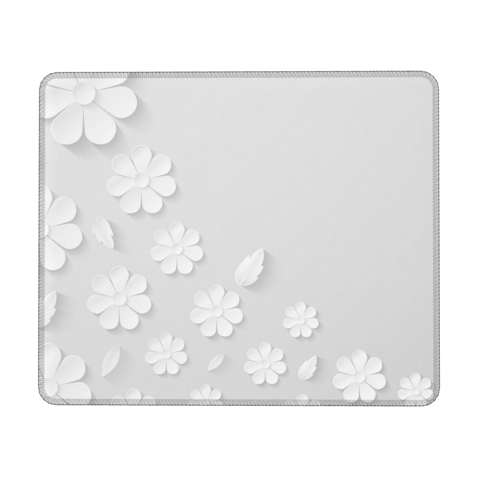 Small Mousepad, Pure White with Floral Pattern and Gray Background, 240x200x3mm, Rubber Base, Compatible with Optical Mice, Non-Slip, Durable, Stylish
Small Mousepad, Pure White with Floral Pattern and Gray Background, 240x200x3mm, Rubber Base, Compatible with Optical Mice, Non-Slip, Durable, Stylish