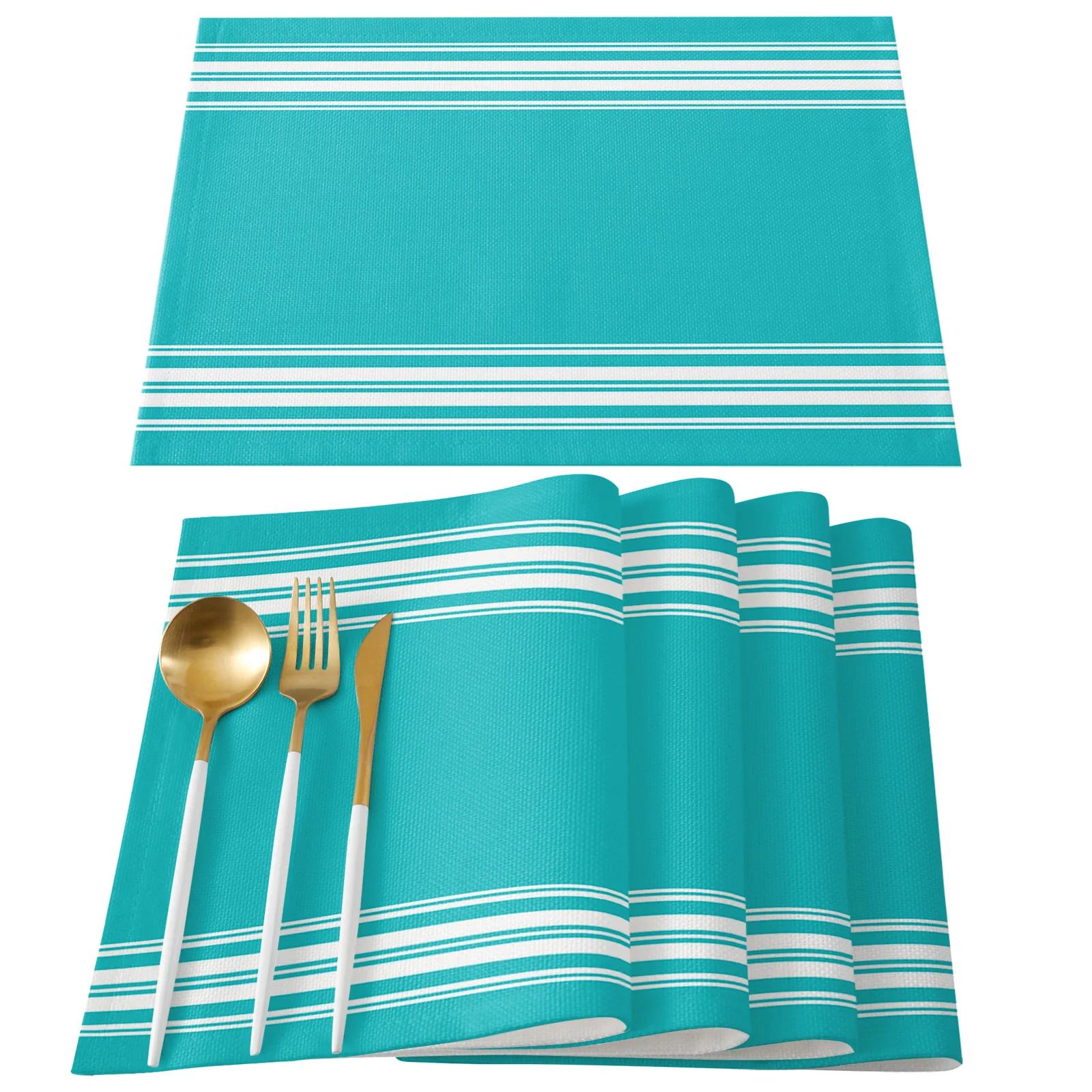 Striped Placemats Set Stripe Print Table Mat Easy To Clean Washable Dining Kitchen Table Mats Canteen Hotel Restaurant Place Mat 2pcs 30x45cm
Striped Placemats Set Stripe Print Table Mat Easy To Clean Washable Dining Kitchen Table Mats Canteen Hotel Restaurant Place Mat 2pcs 30x45cm