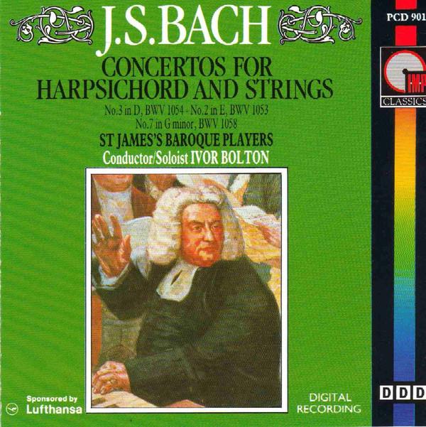 CD JOHANN SEBASTIAN BACH - ST. JAMES S - Concertos For Harpsichord And Strin PCD901 IMP Classics 1988 UK Classical Used
CD JOHANN SEBASTIAN BACH - ST. JAMES S - Concertos For Harpsichord And Strin PCD901 IMP Classics 1988 UK Classical Used