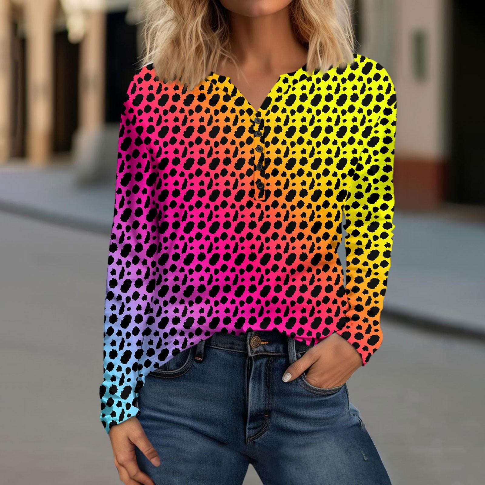 Women s Fashion V Neck Button Plaid Print Long Sleeve T-Shirt Top XL
Women s Fashion V Neck Button Plaid Print Long Sleeve T-Shirt Top XL