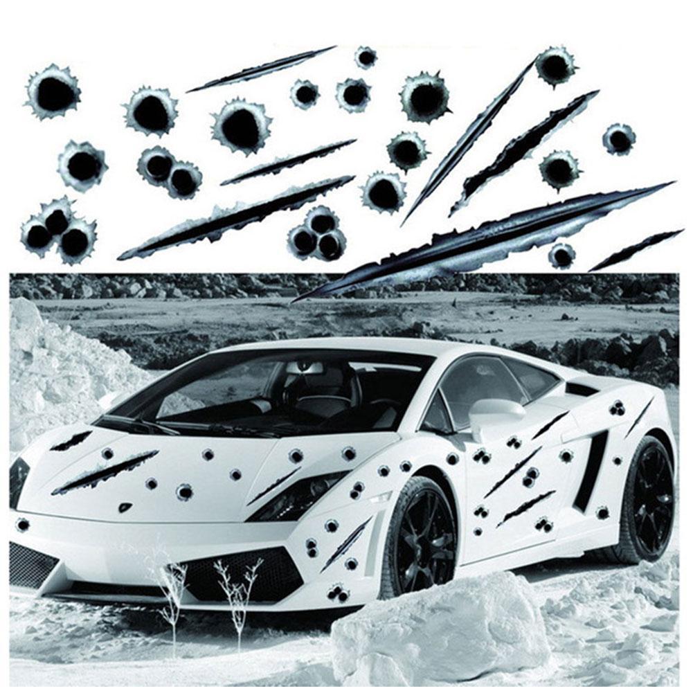 1pcs Funny Car Stickers 3D Bullet Hole Car Side Stickers Scratch Bullet Realistic Stickers Car- P5B8
1pcs Funny Car Stickers 3D Bullet Hole Car Side Stickers Scratch Bullet Realistic Stickers Car- P5B8