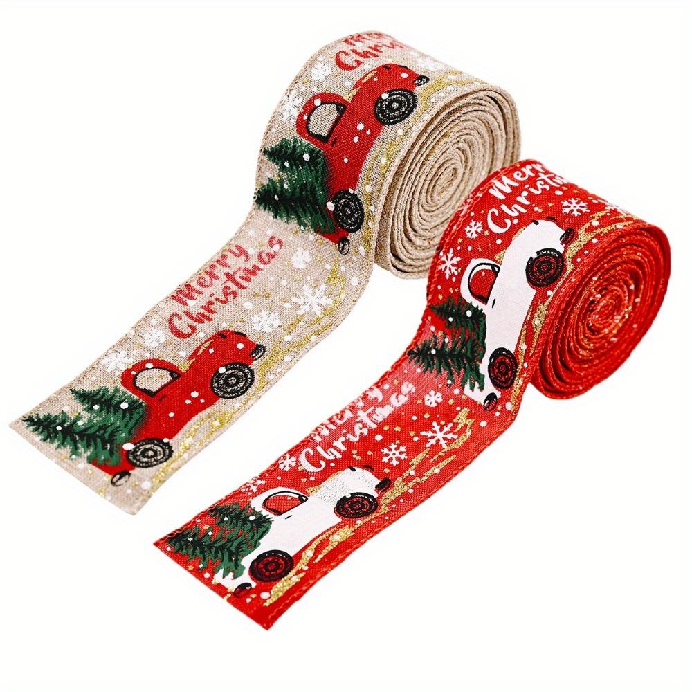 2 рулона рождественской ленты с проволочными краями, праздничные елочные грузовики, дизайны для венков своими руками, поделки, упаковка подарков, проволочная лента для венков, упаковочная лента 2rolls ribbon
2 рулона рождественской ленты с проволочными краями, праздничные елочные грузовики, дизайны для венков своими руками, поделки, упаковка подарков, проволочная лента для венков, упаковочная лента 2rolls ribbon