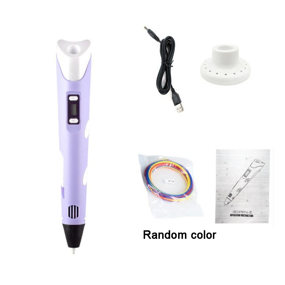 USB 3D Printing Pen LED Display 3D Graffiti Drawing Tool Creative DIY Drawing Pens Intelligent Toy фиолетовый
USB 3D Printing Pen LED Display 3D Graffiti Drawing Tool Creative DIY Drawing Pens Intelligent Toy фиолетовый