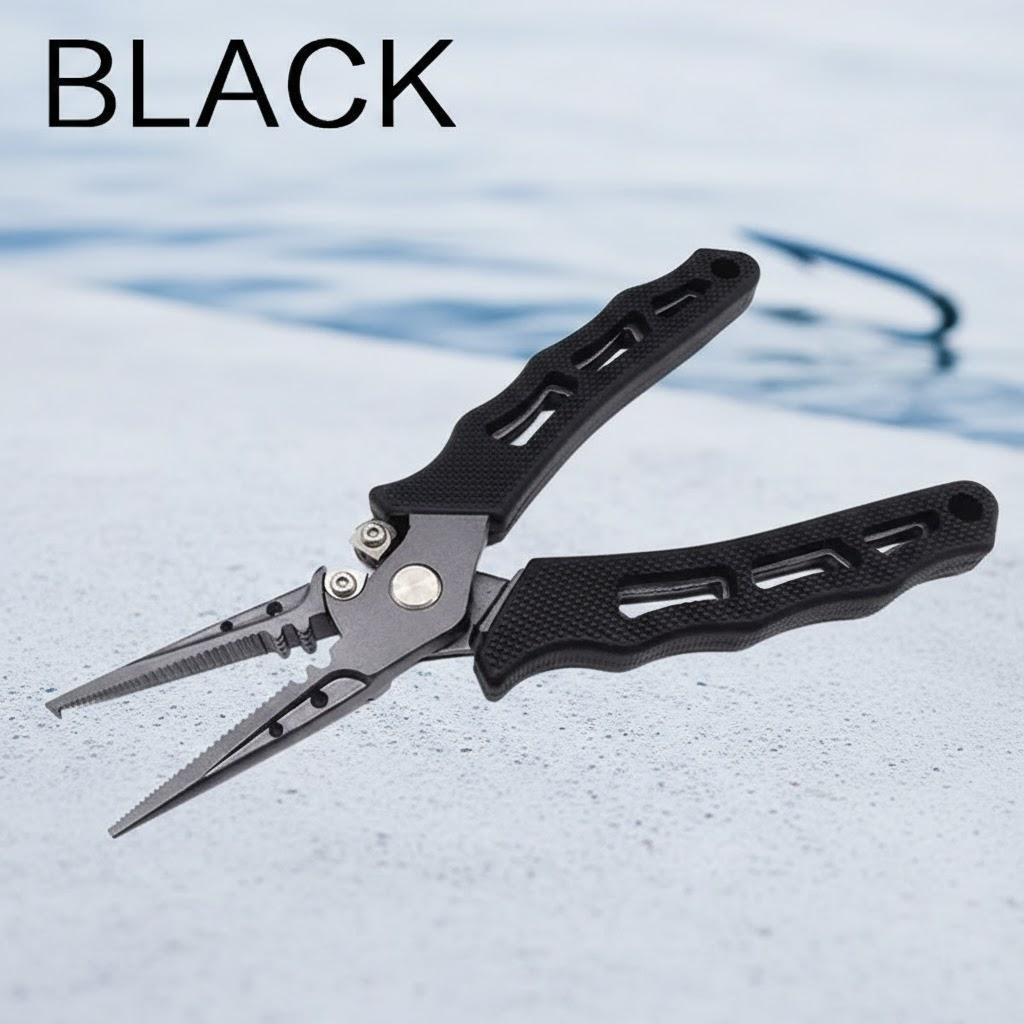 7 Inch Fishing Plier High Quality Stainless Steel Multi Functional Scissor Line Cutter Durable Fishing Tool чорний
7 Inch Fishing Plier High Quality Stainless Steel Multi Functional Scissor Line Cutter Durable Fishing Tool чорний