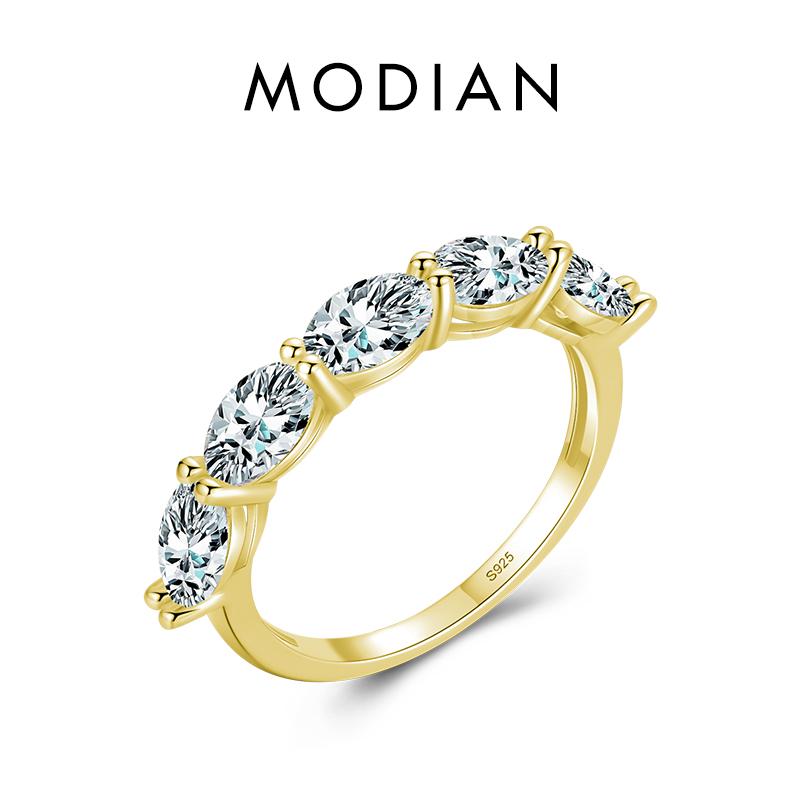 Модиан стерлингового серебра 925 пробы Роскошные большие прозрачные обручальные кольца с цирконом для свадебных женщин обручальные Рождественский подарок ювелирные изделия 5 золотой
Модиан стерлингового серебра 925 пробы Роскошные большие прозрачные обручальные кольца с цирконом для свадебных женщин обручальные Рождественский подарок ювелирные изделия 5 золотой