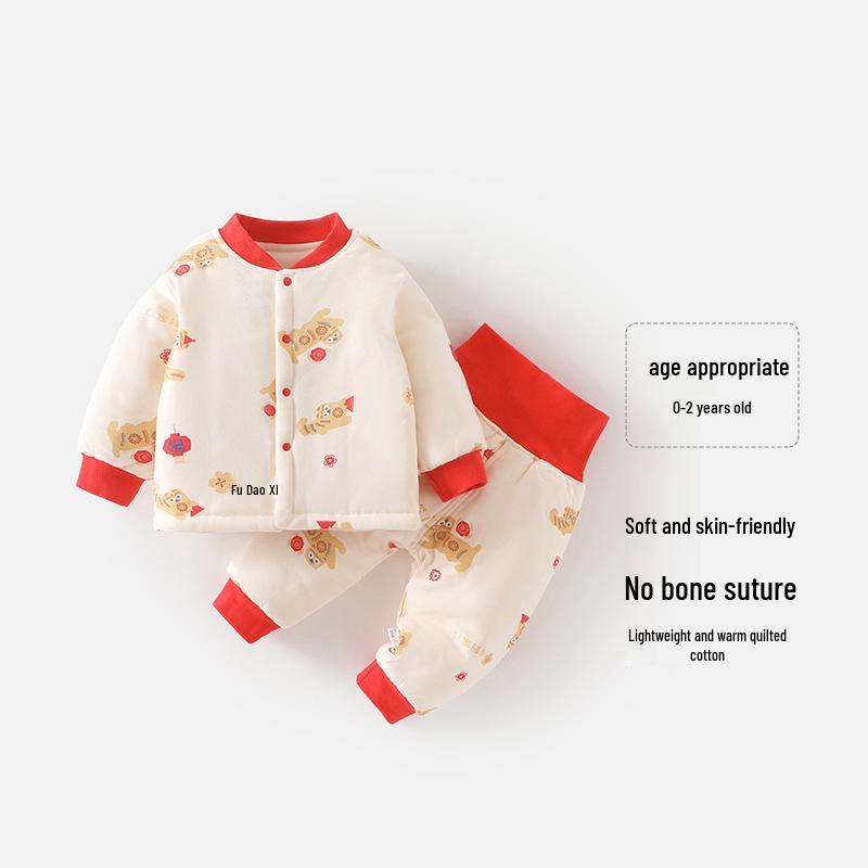 Baby Winter Quilted High-Waist Set - Red Cotton New Year s Outfit 100 cm
Baby Winter Quilted High-Waist Set - Red Cotton New Year s Outfit 100 cm