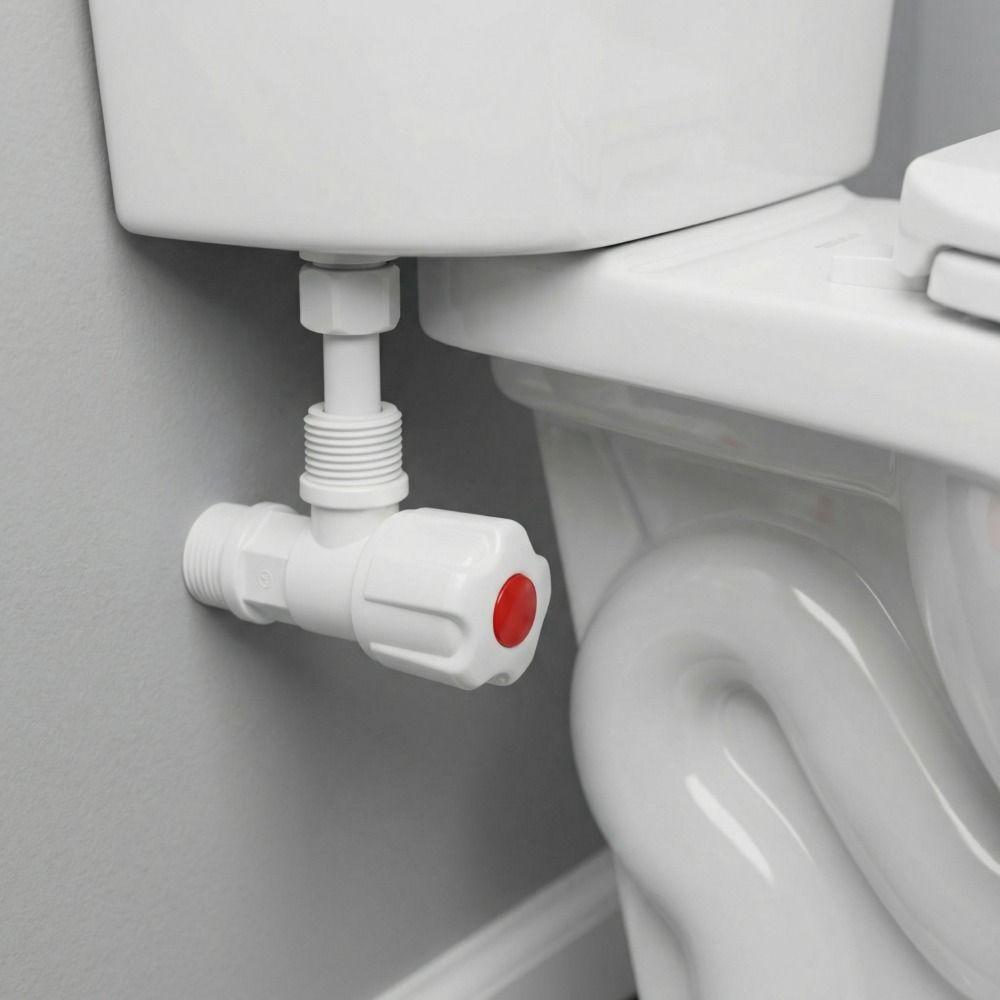 Plastic Material Angle Valve Switch Function Control Tap Toilet Filling Control Tap Replacement Part Water Stop Valve 90mm-3.54in
Plastic Material Angle Valve Switch Function Control Tap Toilet Filling Control Tap Replacement Part Water Stop Valve 90mm-3.54in