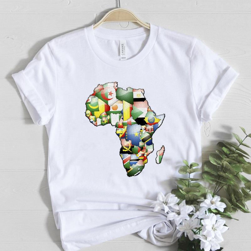 Africa Map Graphics Printed T-Shirt Fashion Ladies Summer Tops Black Queen Harajuku Casual Short Sleeve T-Shirt Women T-Shirt XL
Africa Map Graphics Printed T-Shirt Fashion Ladies Summer Tops Black Queen Harajuku Casual Short Sleeve T-Shirt Women T-Shirt XL