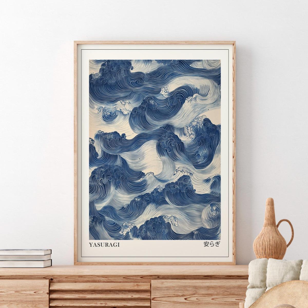 Japanese Retro Blue Wave Abstract Canvas Print Poster Modern Minimalist Art Prints Home Decor Wall Art Poster Gifts-unframed 21cm×30cm NoFrame
Japanese Retro Blue Wave Abstract Canvas Print Poster Modern Minimalist Art Prints Home Decor Wall Art Poster Gifts-unframed 21cm×30cm NoFrame