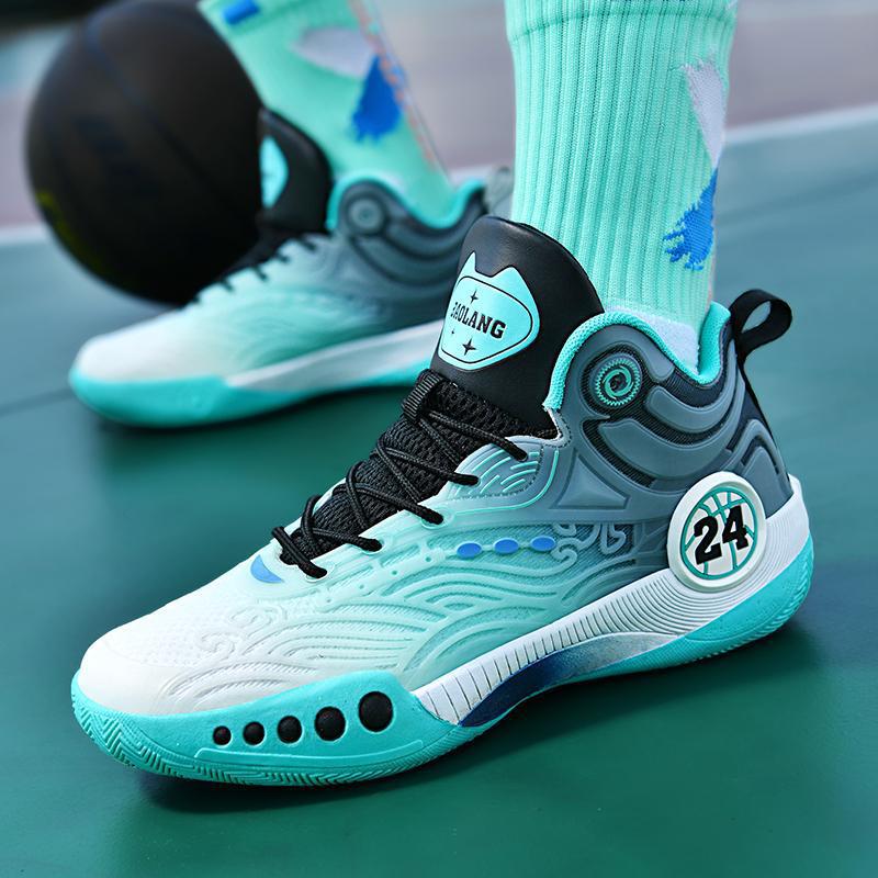 No. 24 letter men s and women s same basketball shoes, boys shock absorption sports, students summer breathable non-slip actual combat shoes 36
No. 24 letter men s and women s same basketball shoes, boys shock absorption sports, students summer breathable non-slip actual combat shoes 36