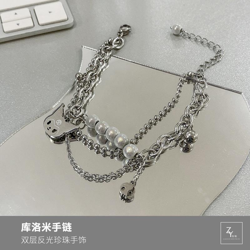 Stainless Steel Splicing Reflective Pearl Kulomie Necklace Women S Collarbone Chain Hip-Hop Niche Design Neck Chain Accessories
Stainless Steel Splicing Reflective Pearl Kulomie Necklace Women S Collarbone Chain Hip-Hop Niche Design Neck Chain Accessories