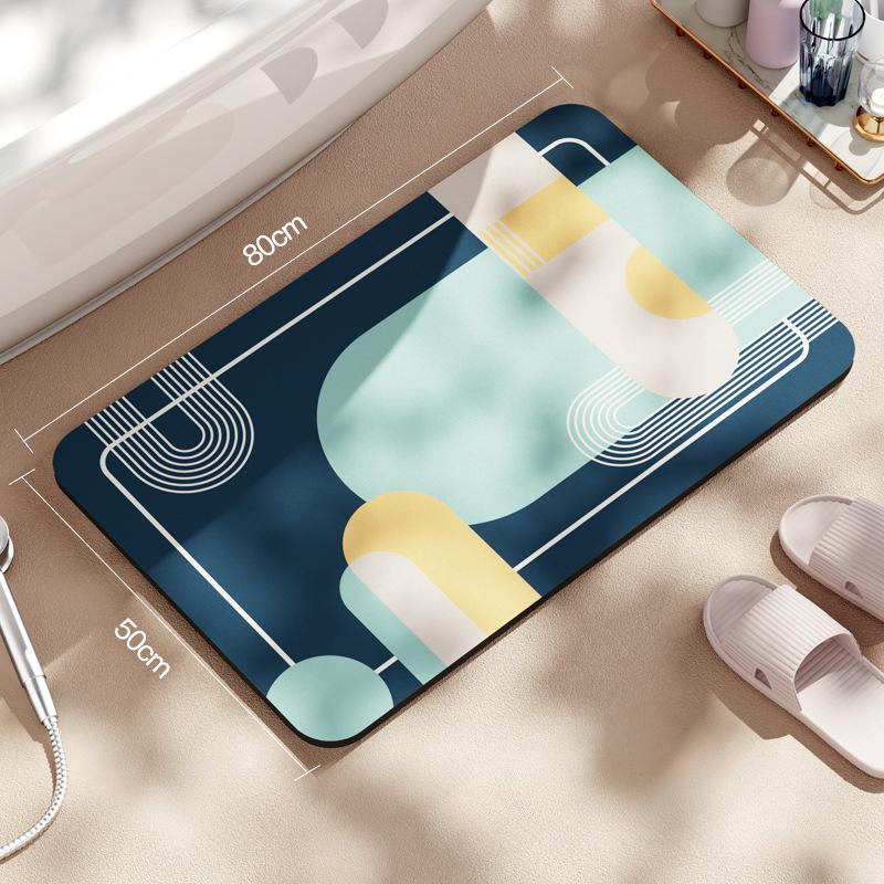 Diatom mud absorbent mat bathroom toilet non-slip mat toilet door quick drying foot mat kitchen non-slip absorbent floor mat 40X60cm 15.7X23.6in
Diatom mud absorbent mat bathroom toilet non-slip mat toilet door quick drying foot mat kitchen non-slip absorbent floor mat 40X60cm 15.7X23.6in