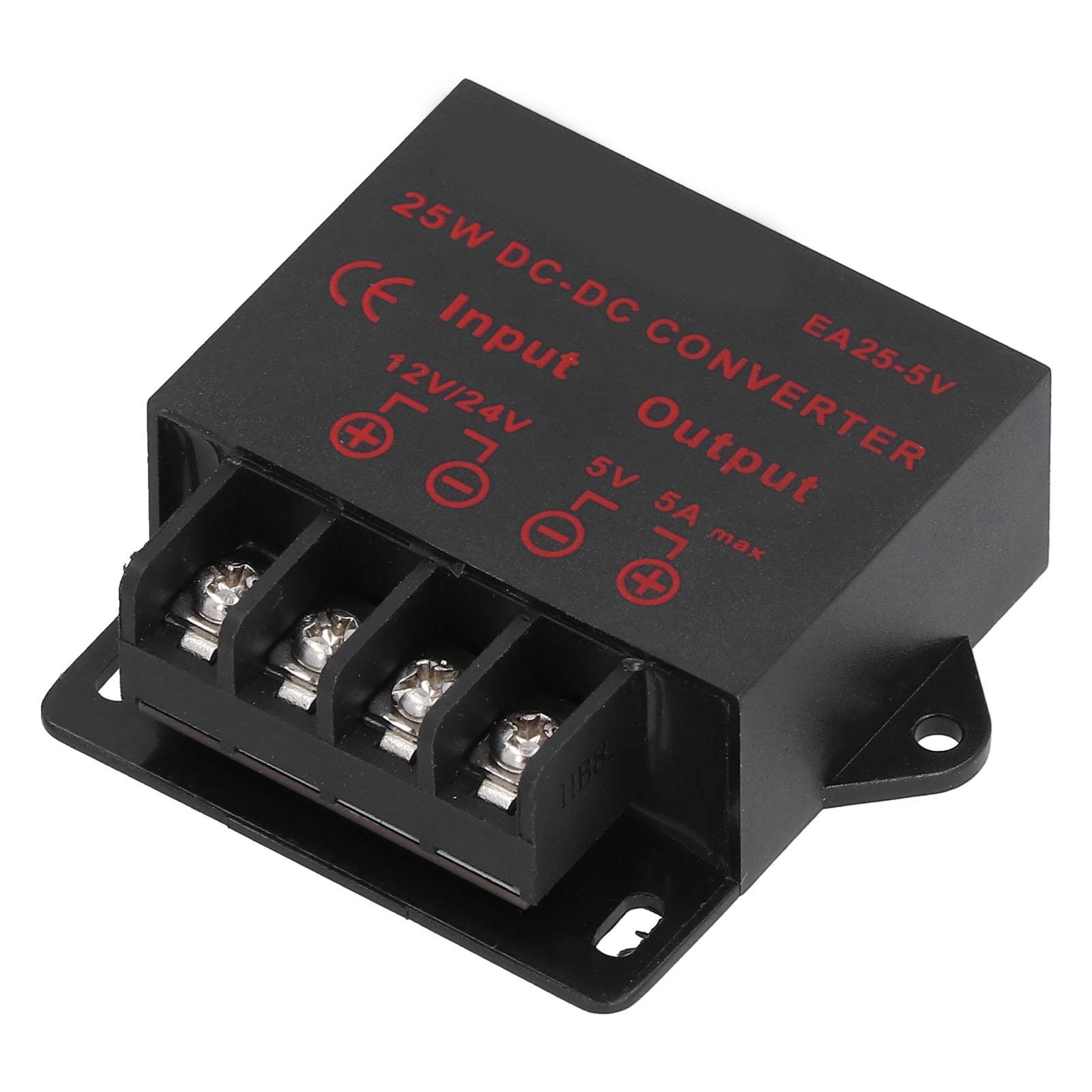 Voltage Converter DC 12V 24V to 5V 5A Power Supply Reducer Regulator Transformer Module
Voltage Converter DC 12V 24V to 5V 5A Power Supply Reducer Regulator Transformer Module