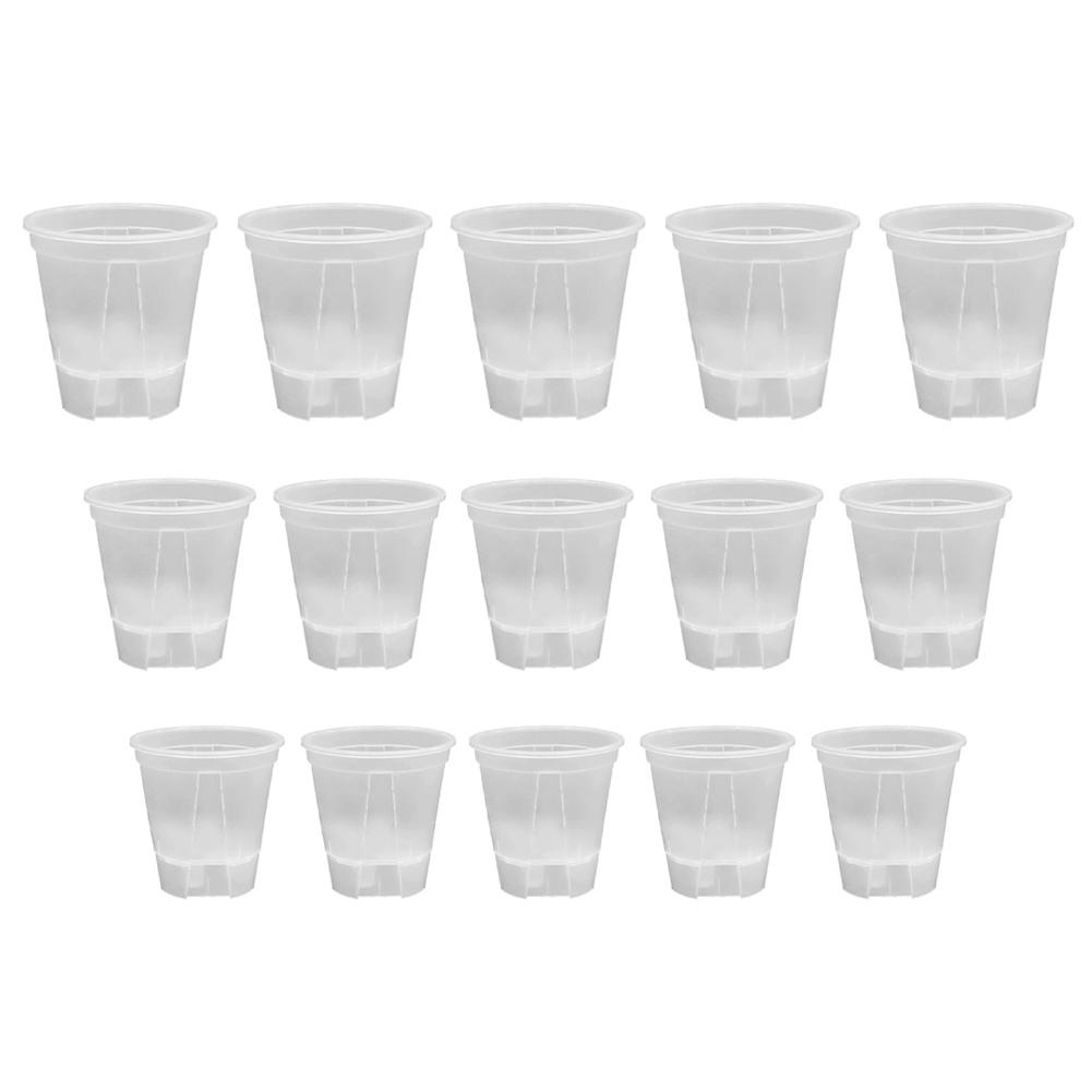 15 Piece Plastic Self Watering Plant Pots with Deep Reservoir for Windowsill Balcony Garden For Indoor Outdoor Use прозорий
15 Piece Plastic Self Watering Plant Pots with Deep Reservoir for Windowsill Balcony Garden For Indoor Outdoor Use прозорий