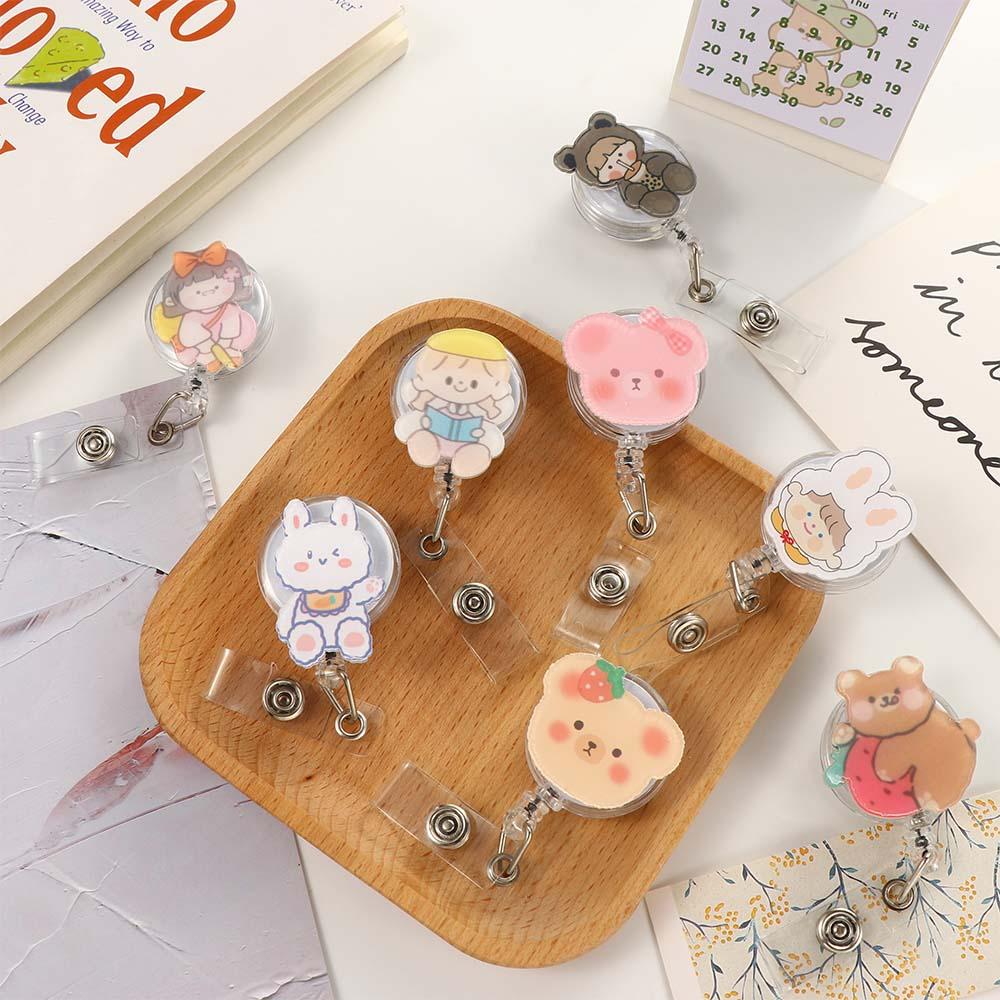 Meal Card Easy Pull Buckle Bus Card Badge Clip ID Card Holder Retractable Buckle Work Permit Clip
Meal Card Easy Pull Buckle Bus Card Badge Clip ID Card Holder Retractable Buckle Work Permit Clip