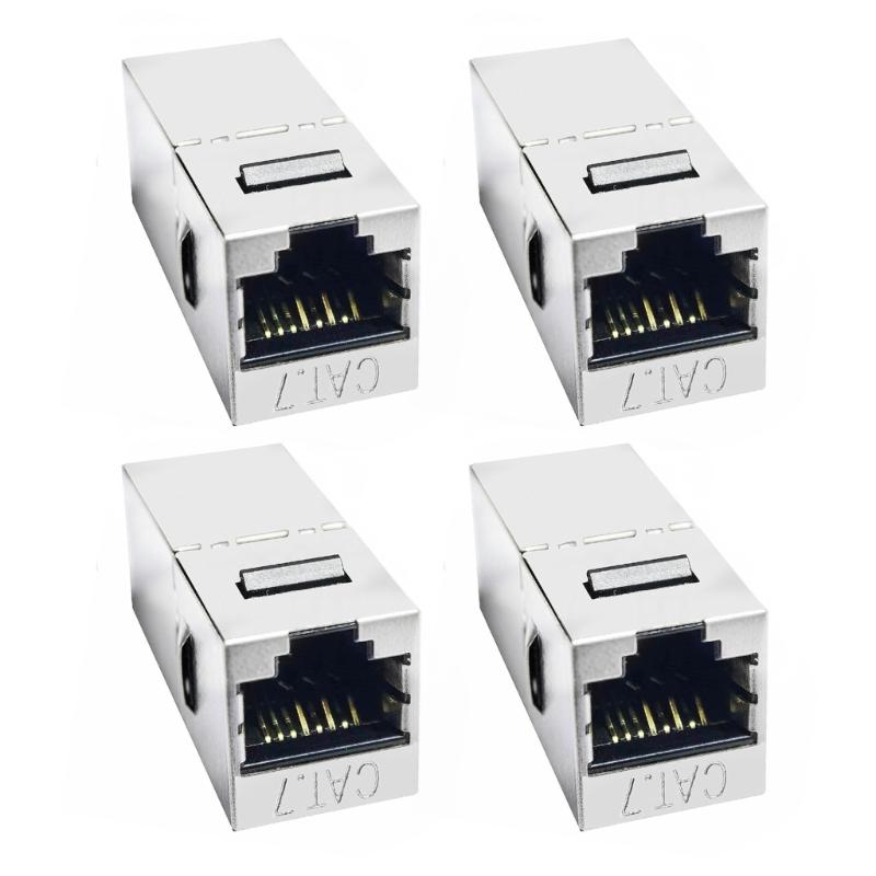 4Pieces Cat7 8P8C RJ45 Inline Shielded Module Coupling with Keystone Female to Female Networking Cable Connectors 1
4Pieces Cat7 8P8C RJ45 Inline Shielded Module Coupling with Keystone Female to Female Networking Cable Connectors 1
