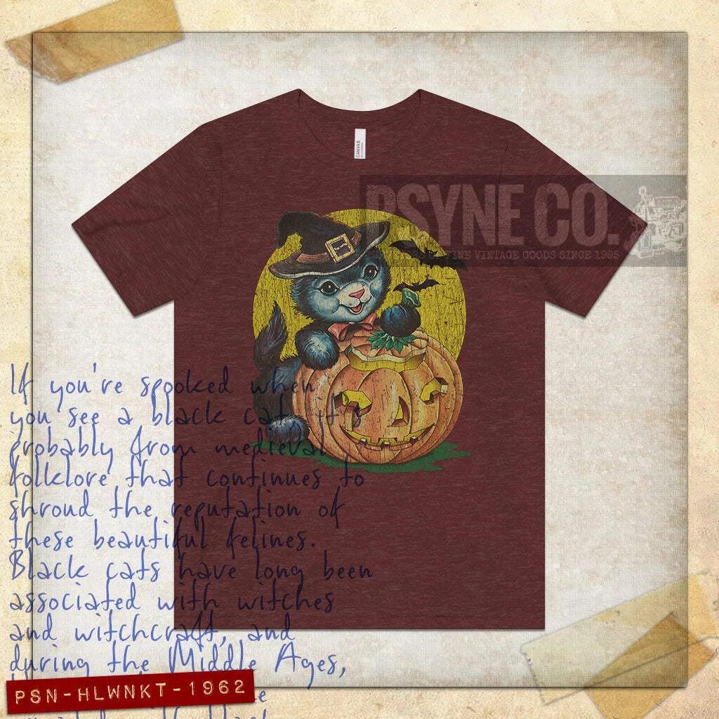 Halloween Kitten 1962 Vintage Men s T shirt 3XL
Halloween Kitten 1962 Vintage Men s T shirt 3XL