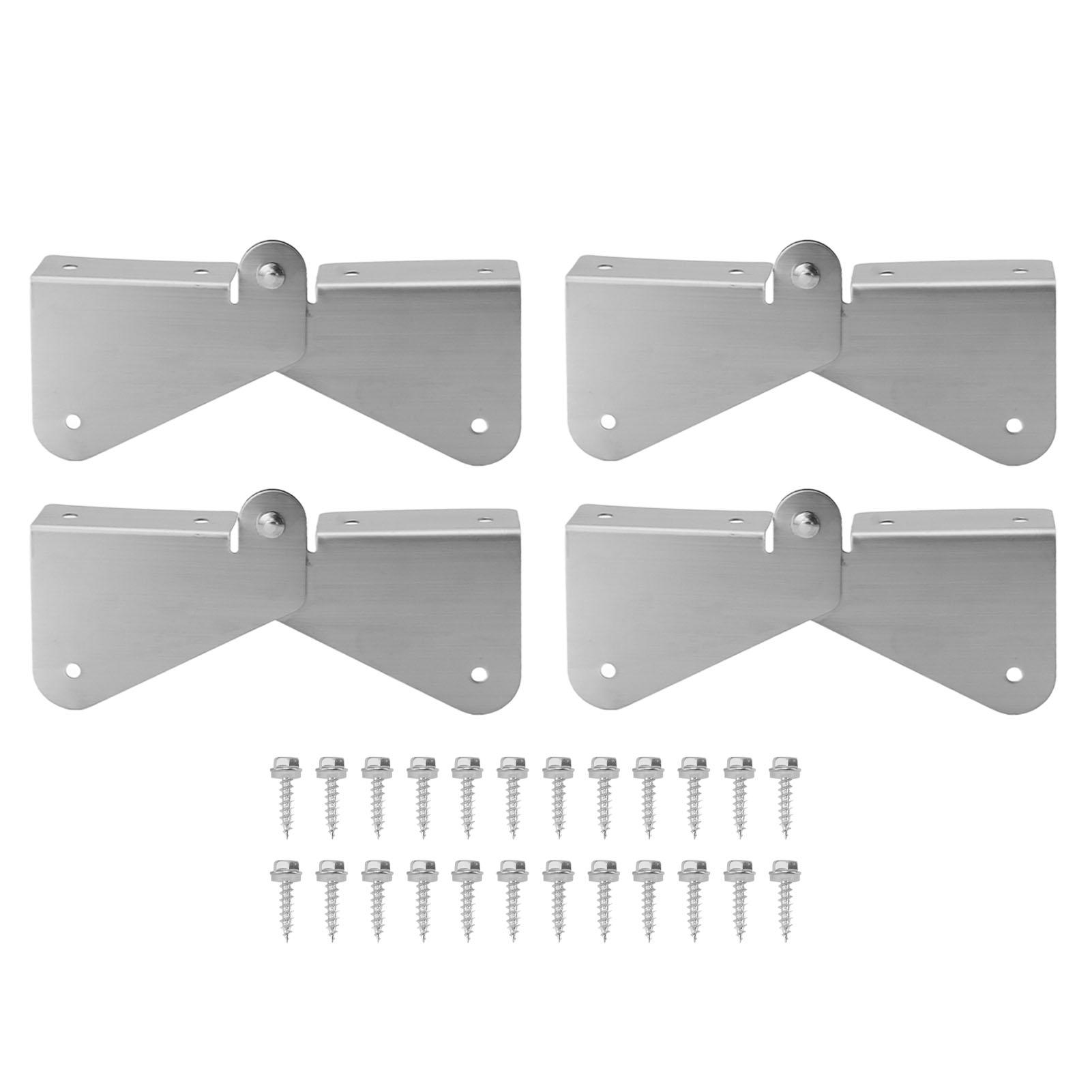 4PCS Gutter Downspout Extension Hinge Stainless Steel Flip Up Hinge for Rectangle Square Downspout
4PCS Gutter Downspout Extension Hinge Stainless Steel Flip Up Hinge for Rectangle Square Downspout