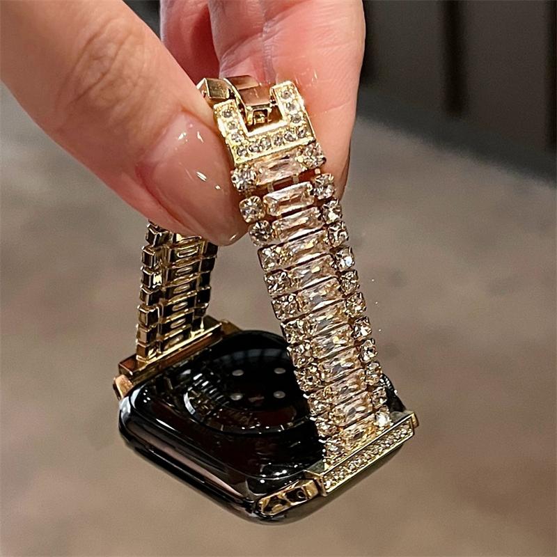 Glitter Diamond Metal Strap For Apple Watch Series 9 8 7 6 SE 4 5 45/44/42mm Slim Woman Bracelet IWatch Ultra 2 49mm 40mm 38mm 42-44-45-49mm золотий
Glitter Diamond Metal Strap For Apple Watch Series 9 8 7 6 SE 4 5 45/44/42mm Slim Woman Bracelet IWatch Ultra 2 49mm 40mm 38mm 42-44-45-49mm золотий
