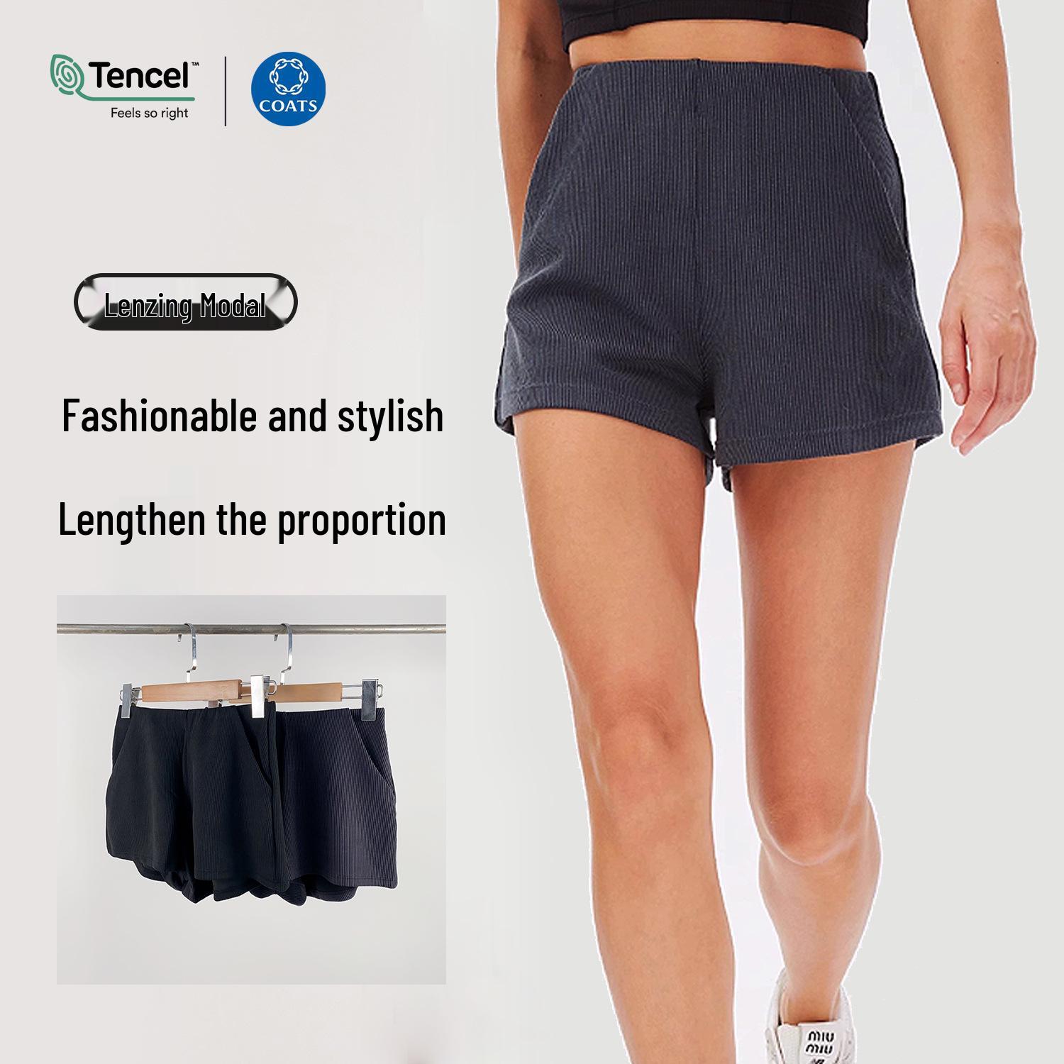 Women s High-Elastic Ribbed Yoga Shorts - Breathable, Loose-Fit, Hip-Lifting for Running and Casual Wear Small
Women s High-Elastic Ribbed Yoga Shorts - Breathable, Loose-Fit, Hip-Lifting for Running and Casual Wear Small