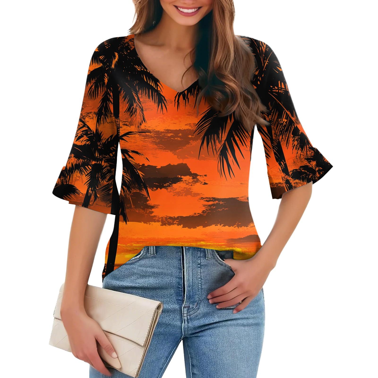 Жіночий повсякденний модний пуловер з V-подібним вирізом Вільна футболка з квітковими рукавами з п’ятиточковим вирізом L
Жіночий повсякденний модний пуловер з V-подібним вирізом Вільна футболка з квітковими рукавами з п’ятиточковим вирізом L