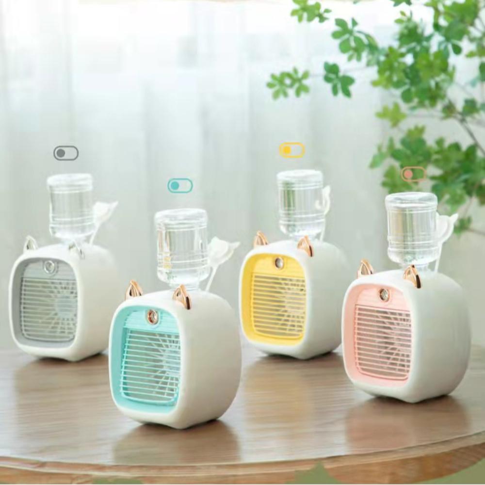 Desktop Humidifier Fan Mist Desktop Vase Fan Portable Air Conditioner Fan Household рожевий
Desktop Humidifier Fan Mist Desktop Vase Fan Portable Air Conditioner Fan Household рожевий