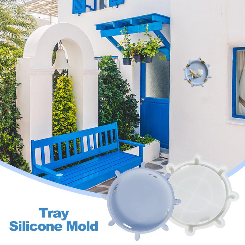 Silicone Tray Mold Serving Tray Mold Art Craft Rudder Design Cement Moulds For Room Decoration Wedding Table Home Resin Casting CHINA
Silicone Tray Mold Serving Tray Mold Art Craft Rudder Design Cement Moulds For Room Decoration Wedding Table Home Resin Casting CHINA